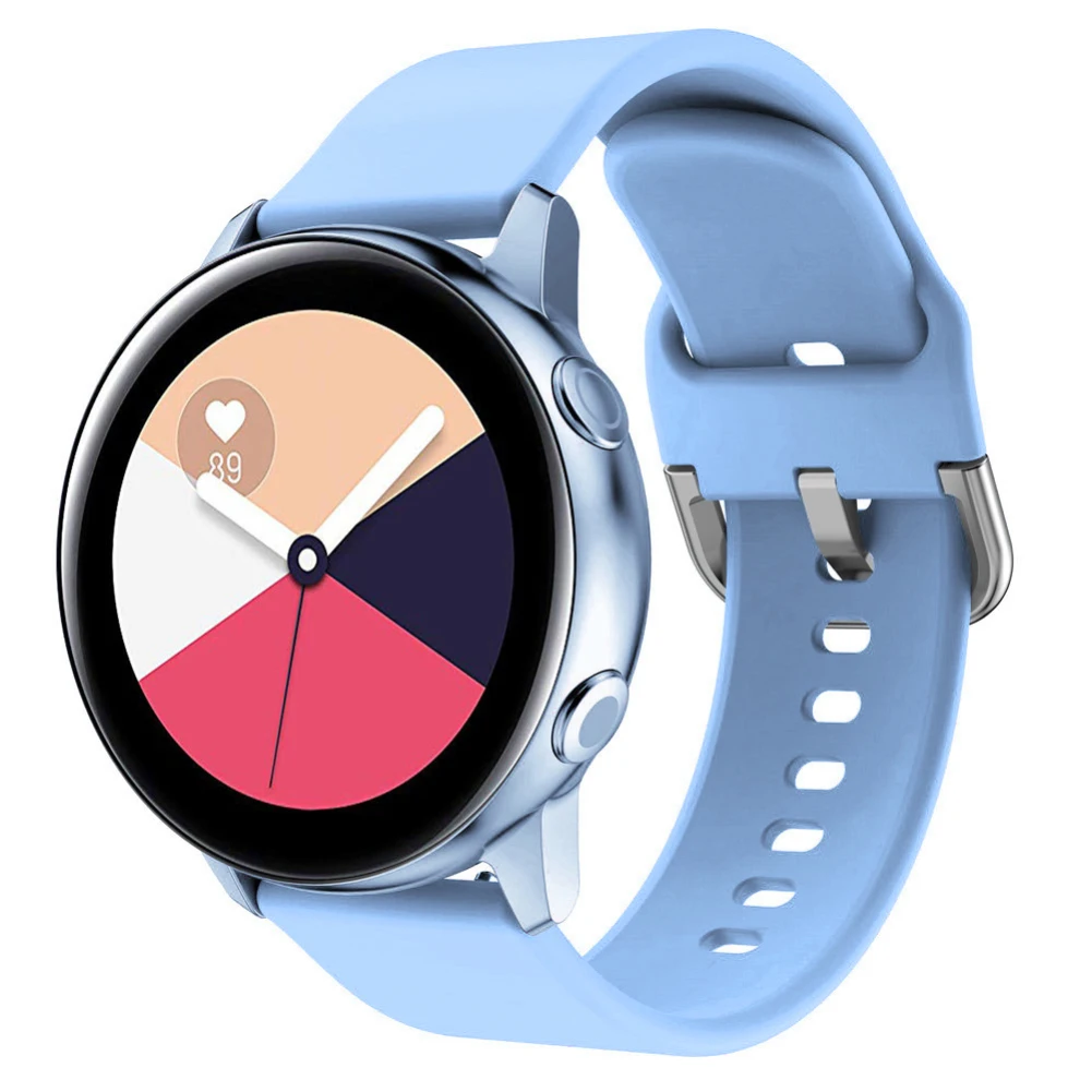 Силиконовый ремешок для samsung Galaxy Watch, применимый к активным часам R500, сменный ремешок на запястье