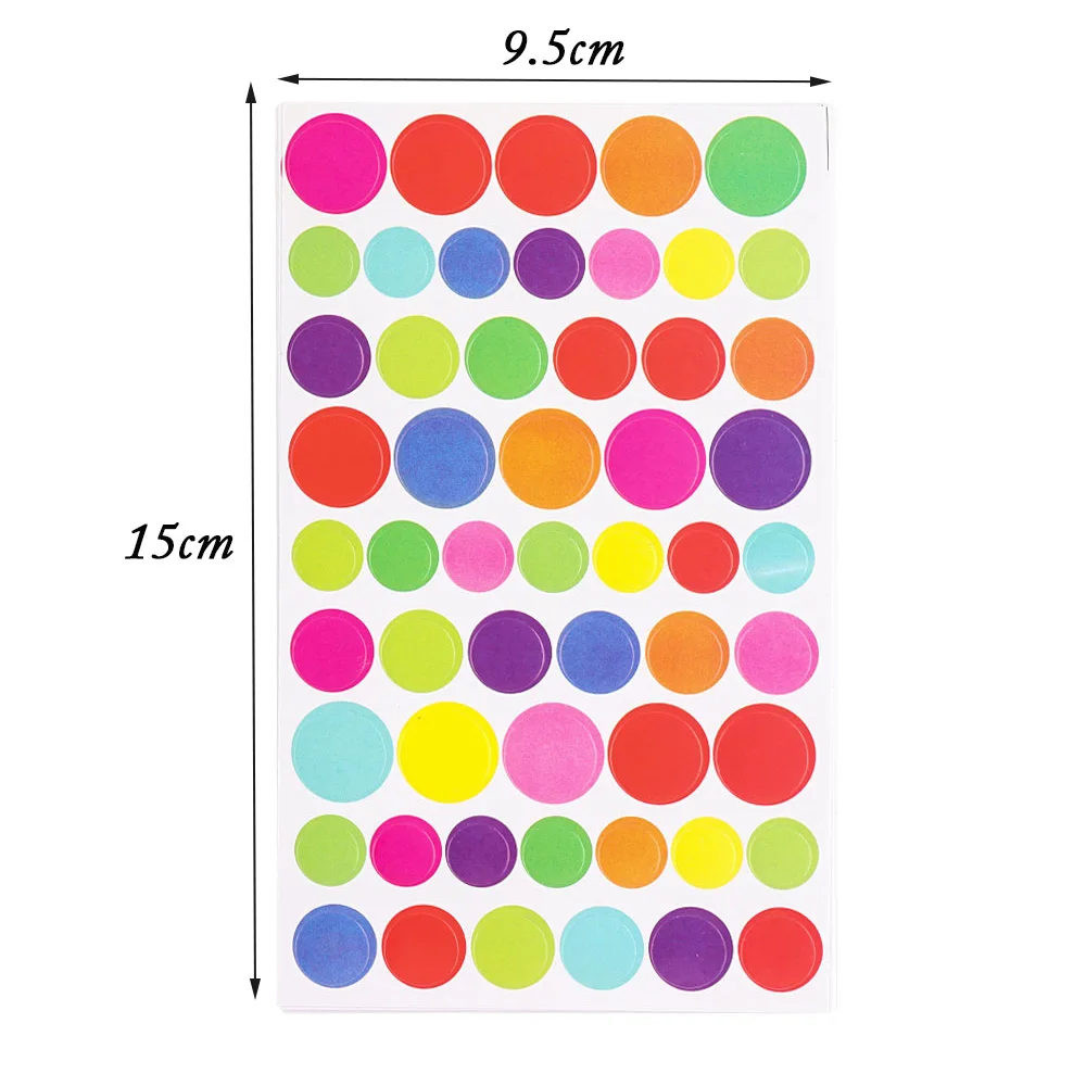 

6 Sheets Reward Sticker Colorful Rainbow Heart StarShaped Stickers Praise Label Diary Decor Scrapbook Albums Photo Toys for Kids