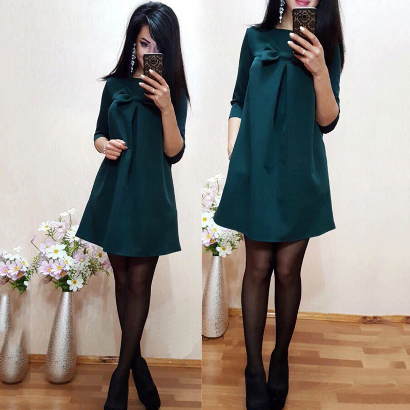 2018 Новая мода лето зеленый красный онлайн Vestidos Для женщин О-образным вырезом с