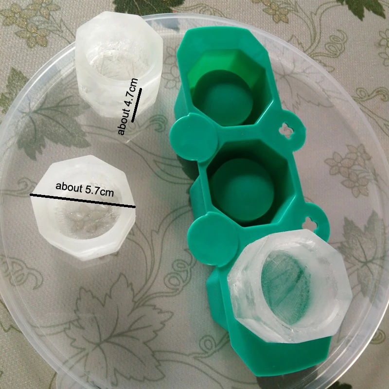 

Concrete Flower Pot Ice Cup Mould for Candle Holder Cement Planter Silicone mold