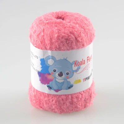 06 meat pink TPRPYN 50 г = 1 шт. маленькое коала полотенце из пряжи линия шапка линия шарф шерстяная специальная линия Вязание Коралловая флисовая пряжа - Цвет: 06 meat pink