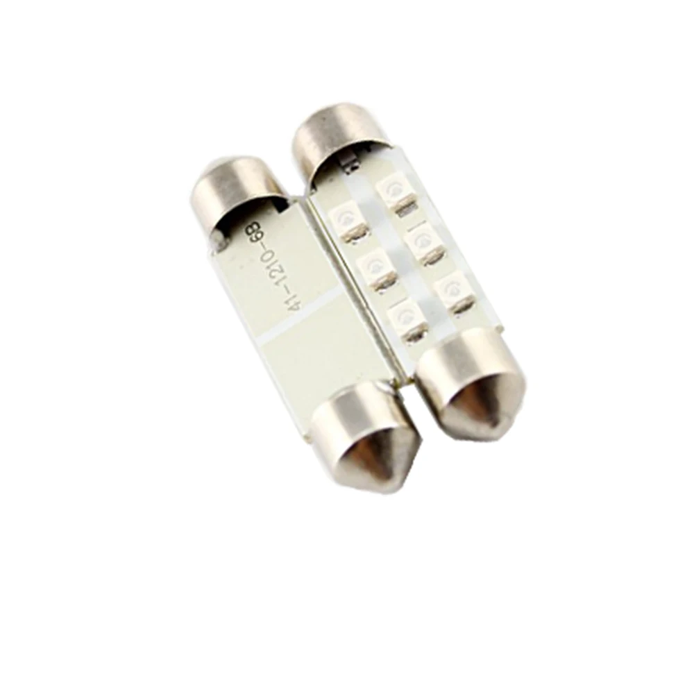 YSY 100X автомобильный светильник C5W 6 SMD светодиодный 10 шт. 31 мм 36 39 41 белый 3528 1210 6SMD LED
