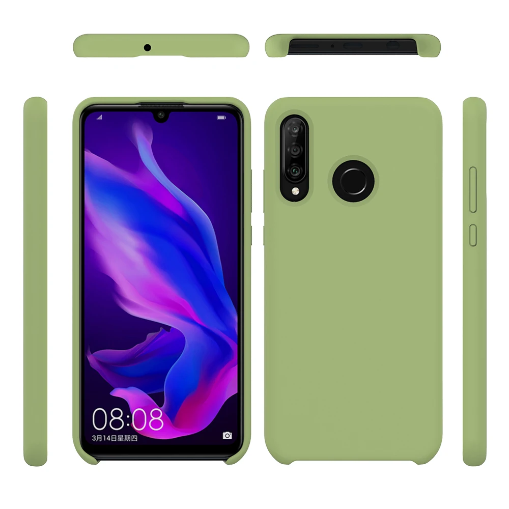 Для huawei P30 Pro Чехол Мягкий Жидкий силикон для huawei P30 удобный телефонный Футляр P30 P30pro полуобернутый ударопрочный чехол