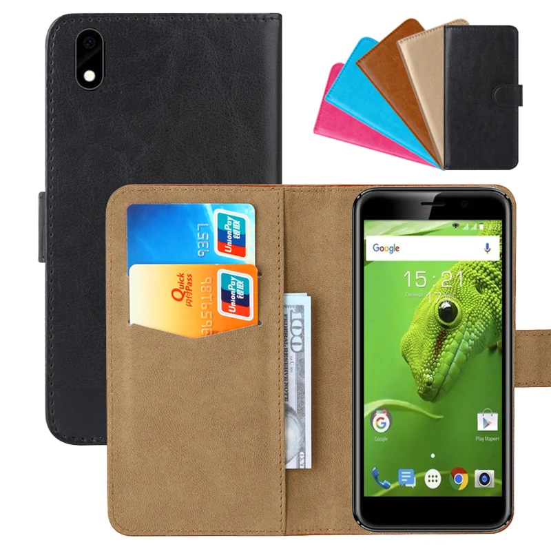 

Luxury Wallet Case For Fly Life Compact PU Leather Retro Flip Cover Magnetic Fashion Cases Strap