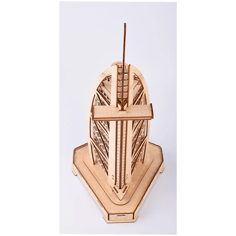 Burj Al Arab Дубай отель парус 3D деревянная модель головоломка лазерная резка головоломки игрушки фигурка Строительная модель для домашнего декора