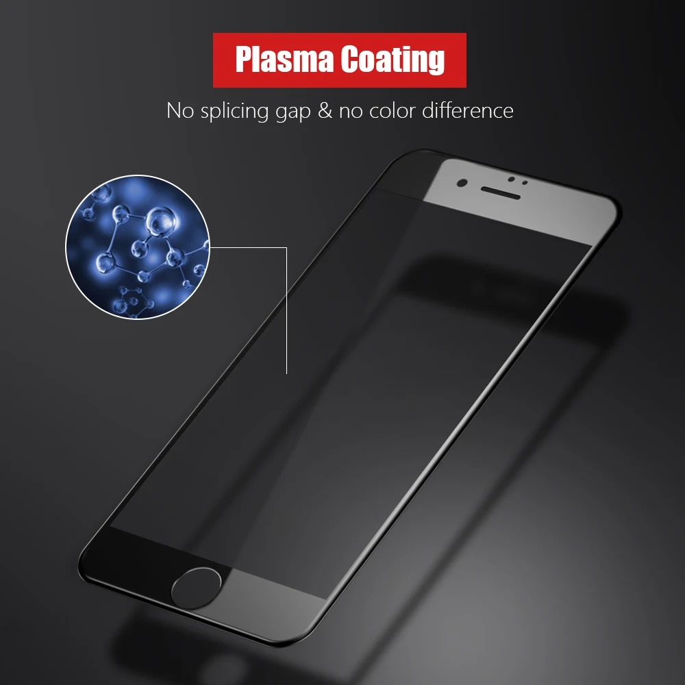 FLOVEME 360 градусов закаленное Полное стекло для iPhone X 7 8 Plus Защита экрана 6 6s 10 Edge