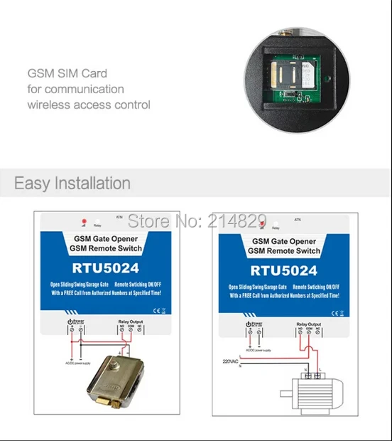 LPSECURITY RTU5024 2G 3G gsm реле sms вызова пульт дистанционного управления gsm ворот переключатель с 3M антенной для парковочных систем