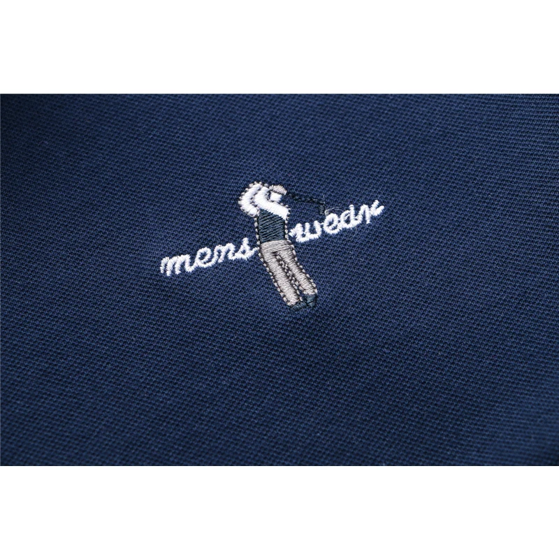 Мужская хлопковая рубашка поло TACE & SHARK однотонная с логотипом Golfed 2018|logo polo shirt|male