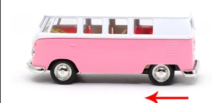 2019 в коробке модели автомобилей из сплава автобусы vw матовая модель автомобиля