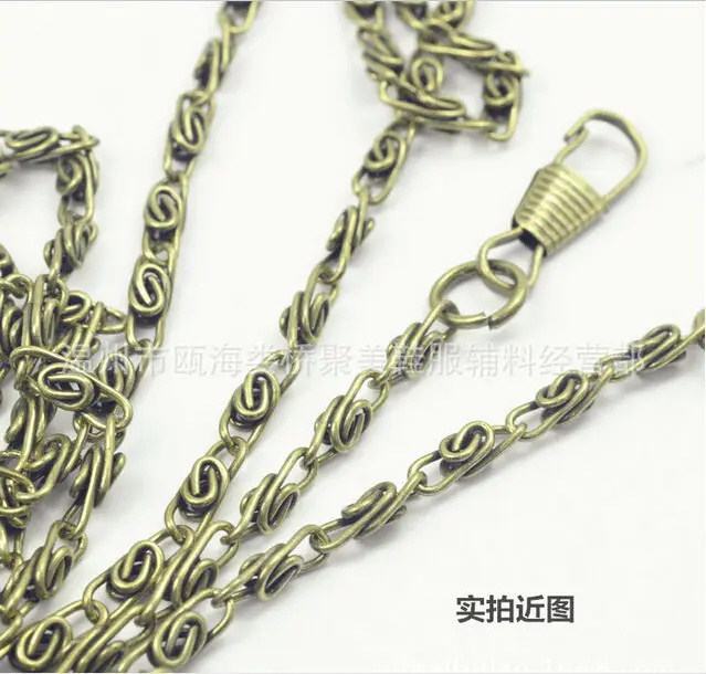 Прочный и прочный винтажный металлический плечевой ремень 5 шт. 40 см кошелек