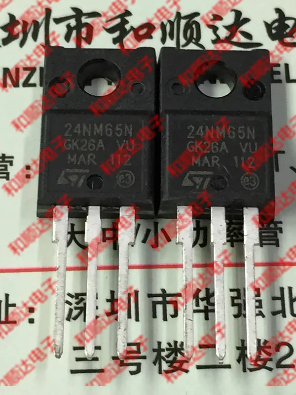 

5 шт./STF24NM65N TO-220F 650V24A TO220F