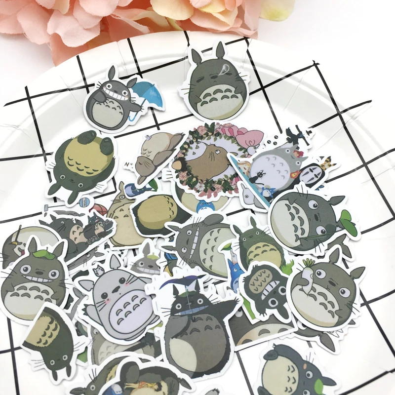 32 шт. милые герметичные наклейки Totoro дневник для этикеток упаковка декоративные