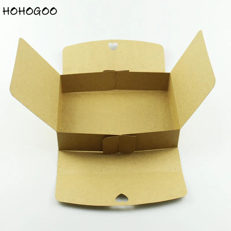 HOHOGOO 10 шт./партия 20 8 см крафтовые упаковочные коробки свадебные помолвки коробка