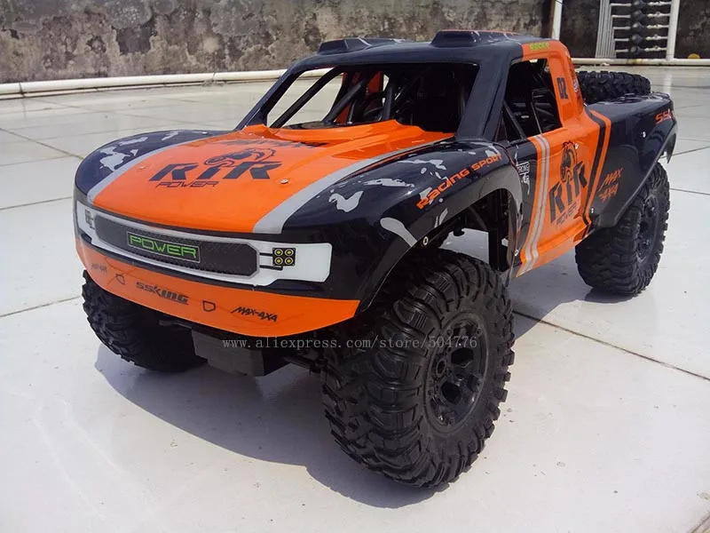 Rc-car-1: 10 rc автомобиль 48 см большой внедорожный Водонепроницаемый rc автомобиль работает на суше и воде 1/10 игрушечные машинки rc для детей