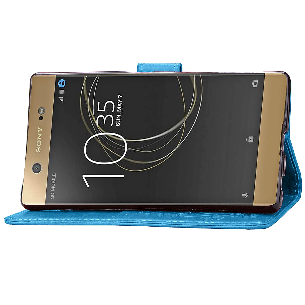 Чехол книжка для Sony Xperia XA1 Ultra Dual G3212 G3221 чехол бумажник из искусственной кожи