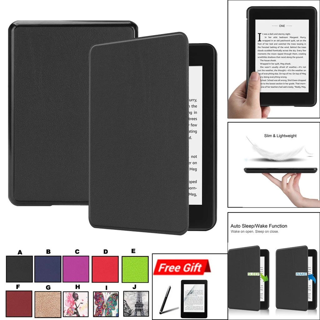 6 inc. планшет для нового Kindle Paperwhite 4 2019 умный тонкий кожаный чехол с откидной