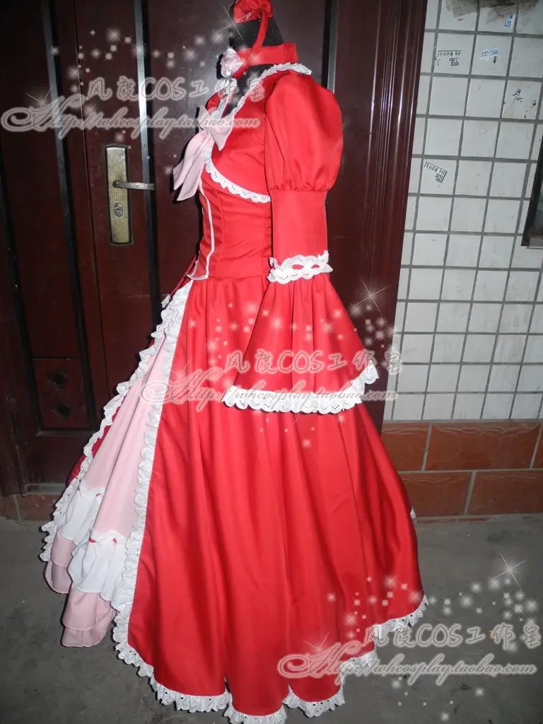 

Anime Cosplay Costume Black Butler Ciel Phantomhive Elizabeth Woman Dress Z