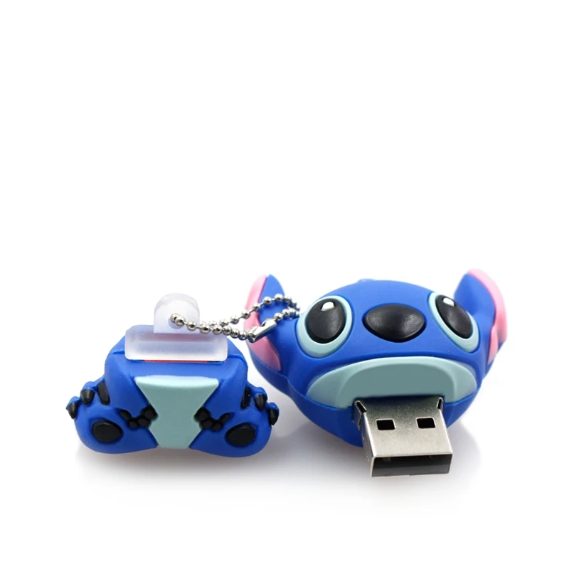 Usb флеш-накопитель с рисунком 4G 8G 16G 32G 64G Ститч флешка подарок для девочек мужской