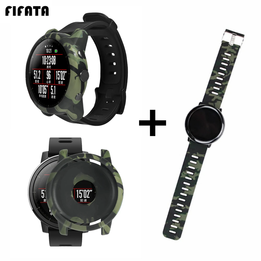 Силиконовый Сменный Чехол для смарт часов Xiaomi Huami Amazfit 2 Смарт-аксессуары  | Смарт-аксессуары -33044383558
