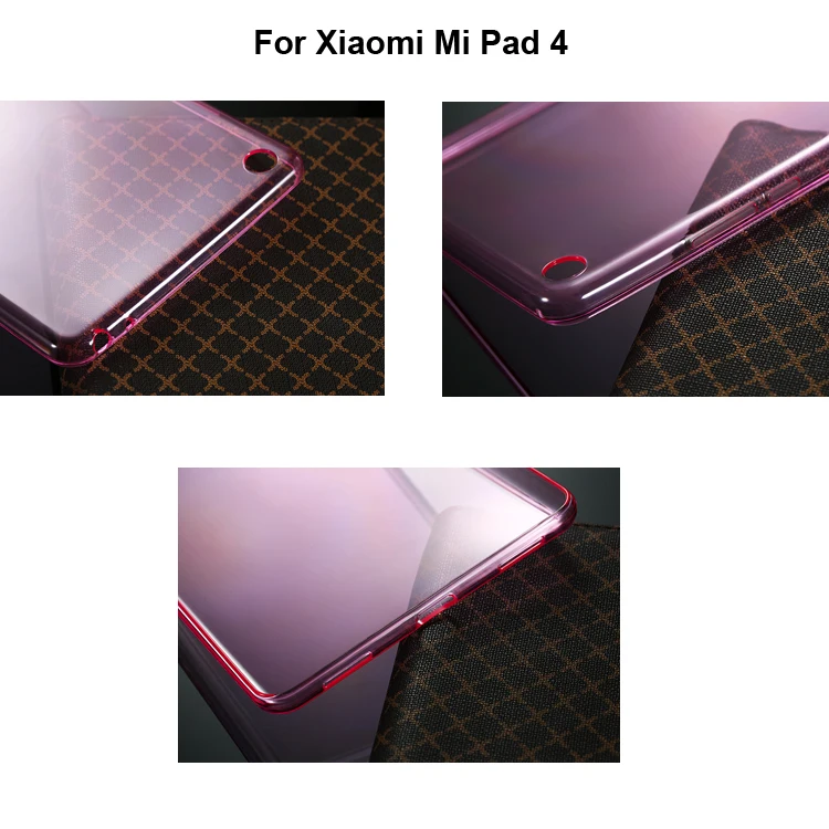 Мягкий чехол-накладка для Xiaomi mi pad 4 7 9 дюйма прозрачный защитный чехол из ТПУ Mipad