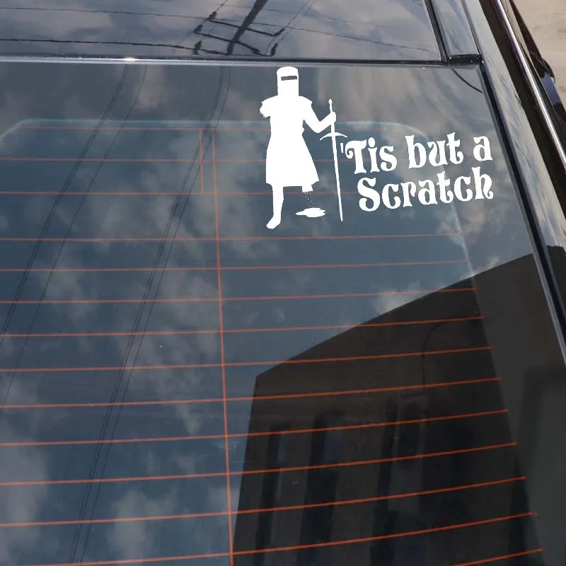 YJZT 12 3*8 5 см наклейка с рисунком поврежденного воина Тиса которая покрывает тело