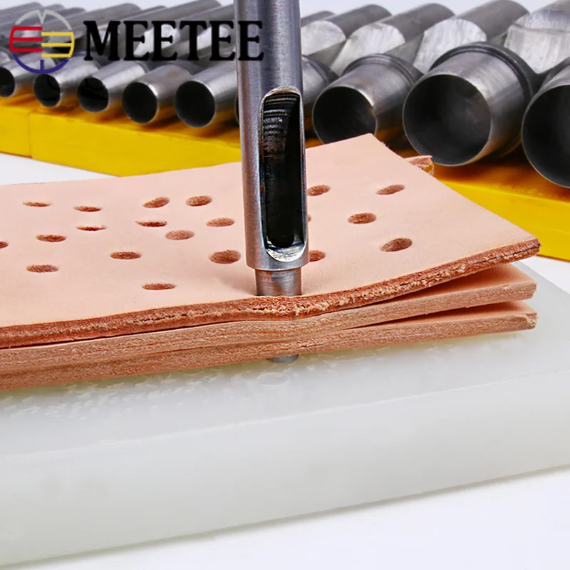 Meetee круглые Дырокол пояс для пробивки отверстий в коже дырокол 1-25 мм BD059 | Дом и