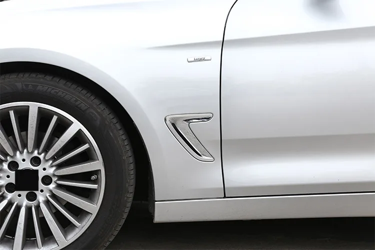 АБС-пластик хромированные 3D наклейки Боковая Крышка вентиляционного отверстия