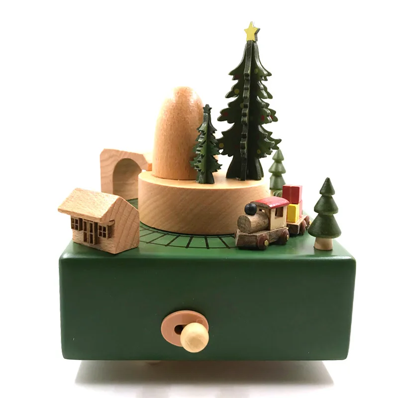 Креативная музыкальная шкатулка из бука happy forest | Дом и сад