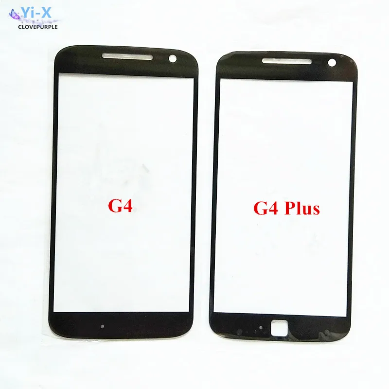 

1PCS Black/White Replacement Parts Front LCD Touch Screen Outer Glass Lens Panel For Motorola G4 / G4 Plus