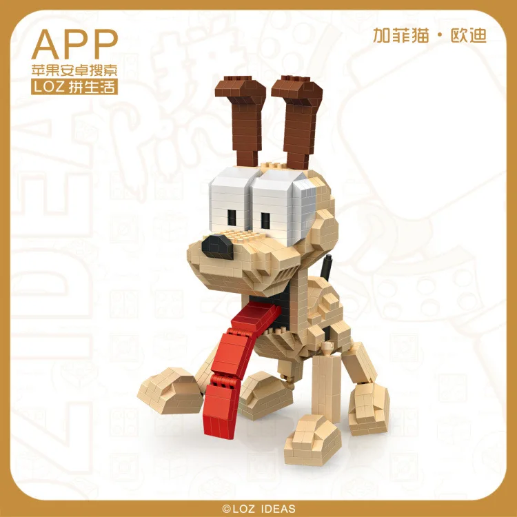 LOZ Diamant Blocs l'eduction Chien Chat Mignon de Bande Dessinee Animaux Jouets Pour Enfants строительные блоки фигурки