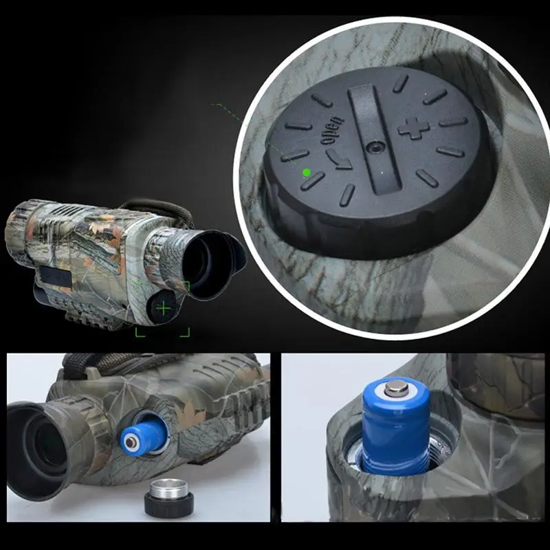 Mount Chain 5X40 Бинокль Тактический Инфракрасный высокой четкости очки ночного