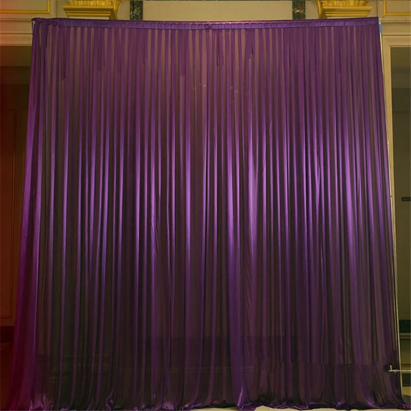 Высокое качество ледяной шелк ткань свадьба фон занавес для вечерние украшения