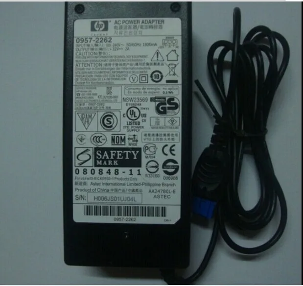 0957 2262 AC адаптер питания зарядное устройство для HP OFFICEJET PRO 8000 8500 принтер 02164A|charger