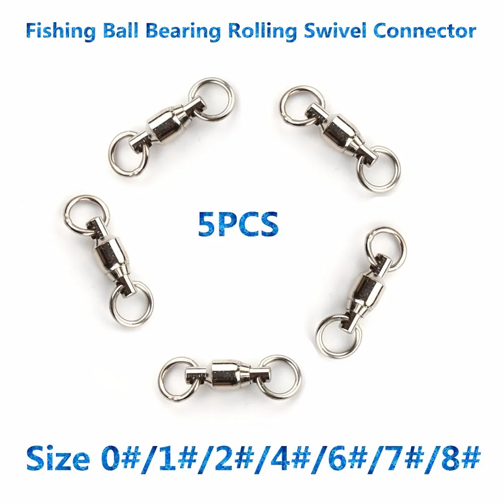 5 шт. подшипники из нержавеющей стали для рыбалки шт.|fishing hook|rolling swivelfishing fish hook |