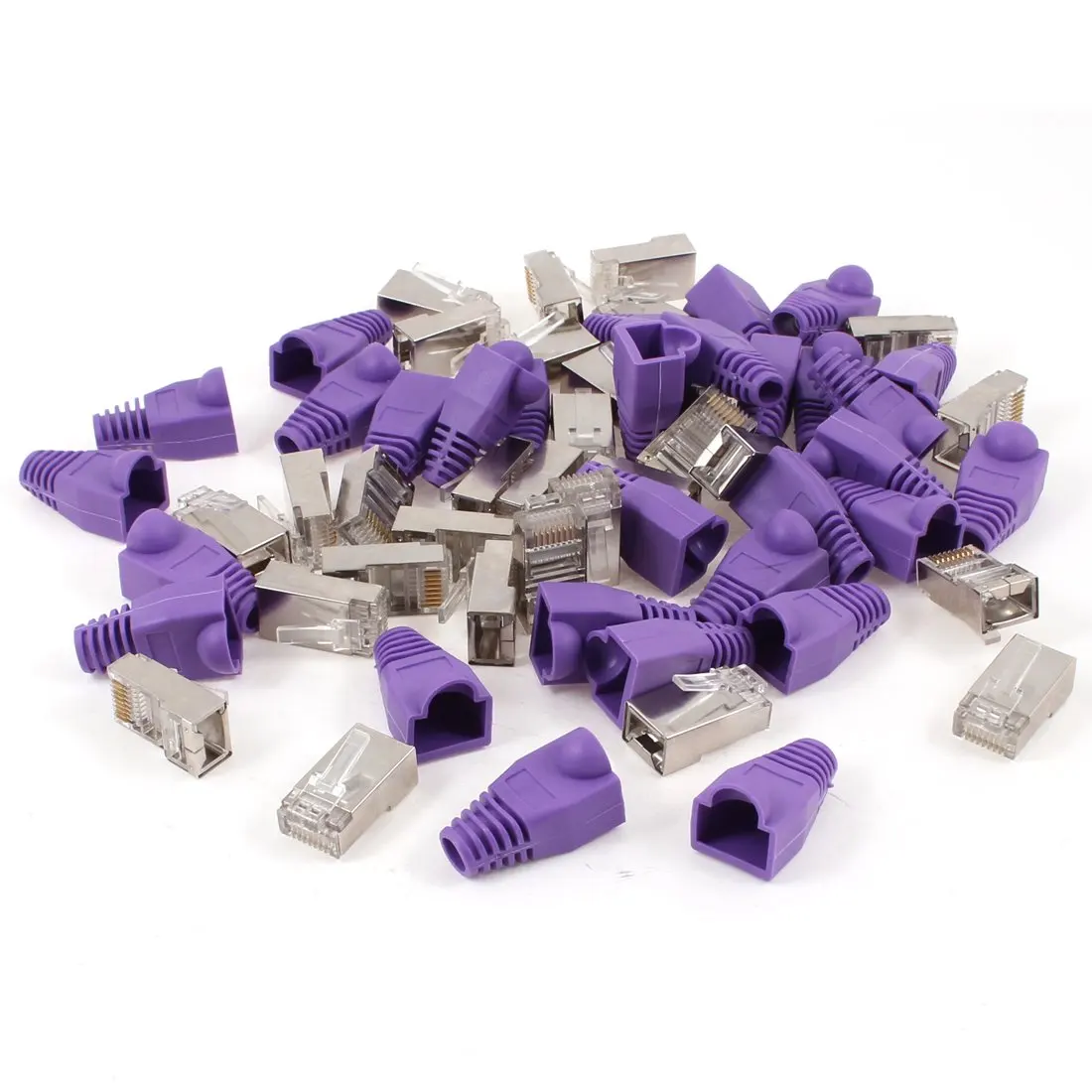 

Металлический экранированный разъем RJ45 8P8C, 30 шт.