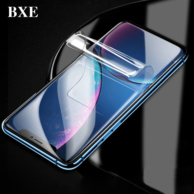 BXE полное покрытие экрана протектор на Apple iPhone 6 6s 7 8 Plus 11 Pro X Xs Max XR пленка из мягкого