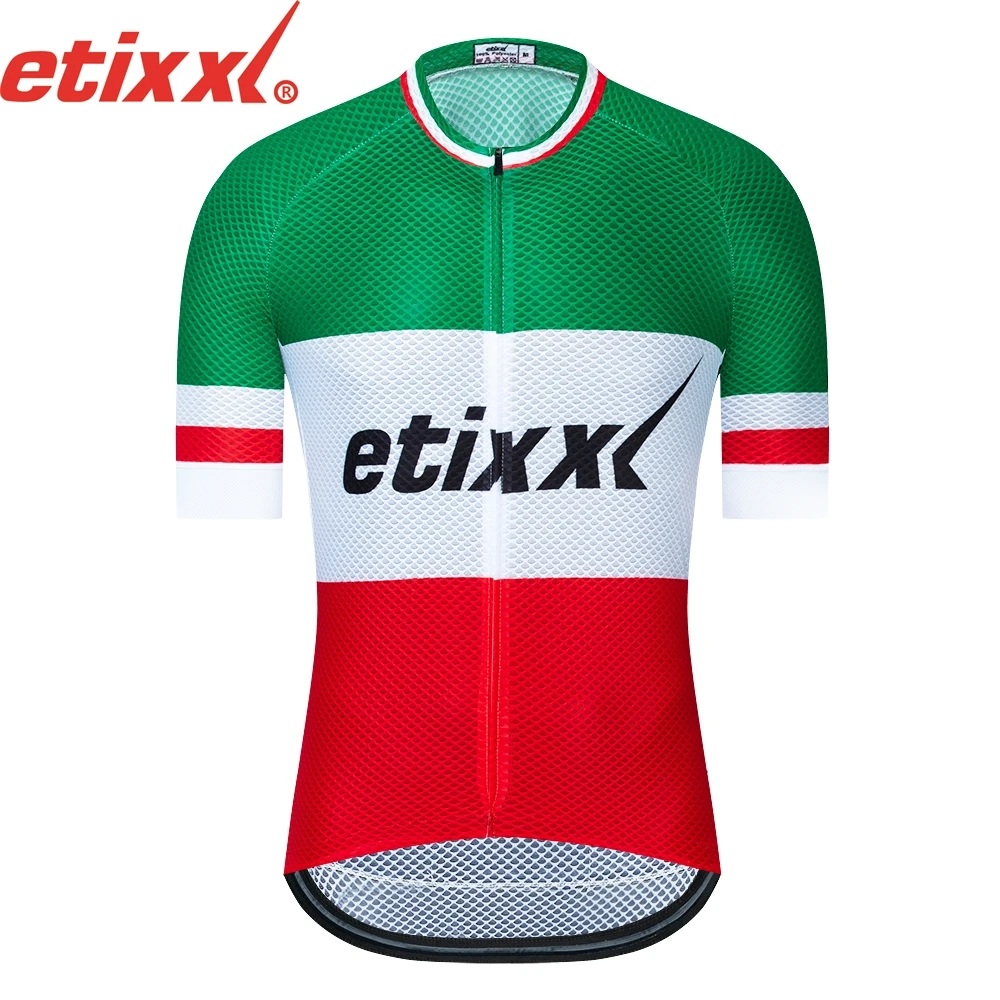 

2022 ETIXXL Men short sleeve cycling jerseys Cycling jerseys mtb cycle bike only shirt cycling clothing Maillot Ciclismo K122409