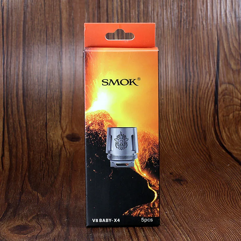 Smok TFV8 Головка Катушки для малышей V8 Baby T8 T6 X4 Q2 ядро Beast Tank|Испарители электронных