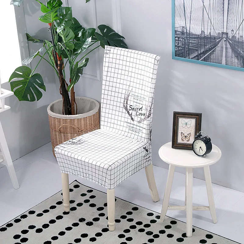 Чехол для кресла спандекс кухонный Съемный Анти-грязный чехол сиденья банкета