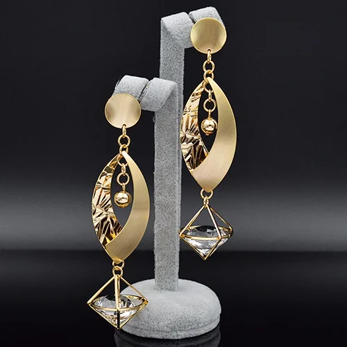 Earrings ZEADear ювелирные изделия длинные висячие серьги для женщин модные ювелирные изделия Высокое качество кубический цирконий сказочные серьги для свадебной вечеринки - Окраска металла: Earrings