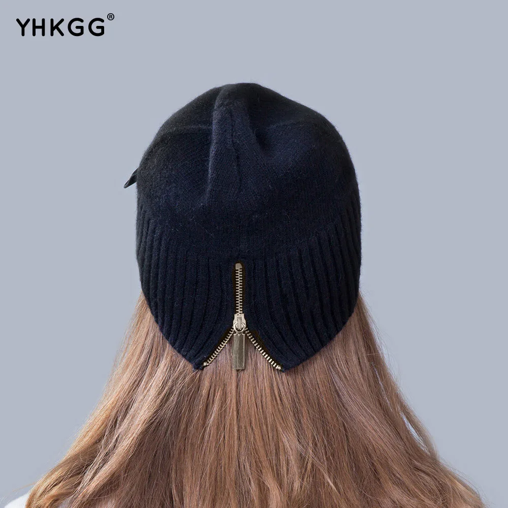 2018 Модная женская шляпа. Полнота и зима. Шапка девушки. Черепашки. Beanies.Angora. |