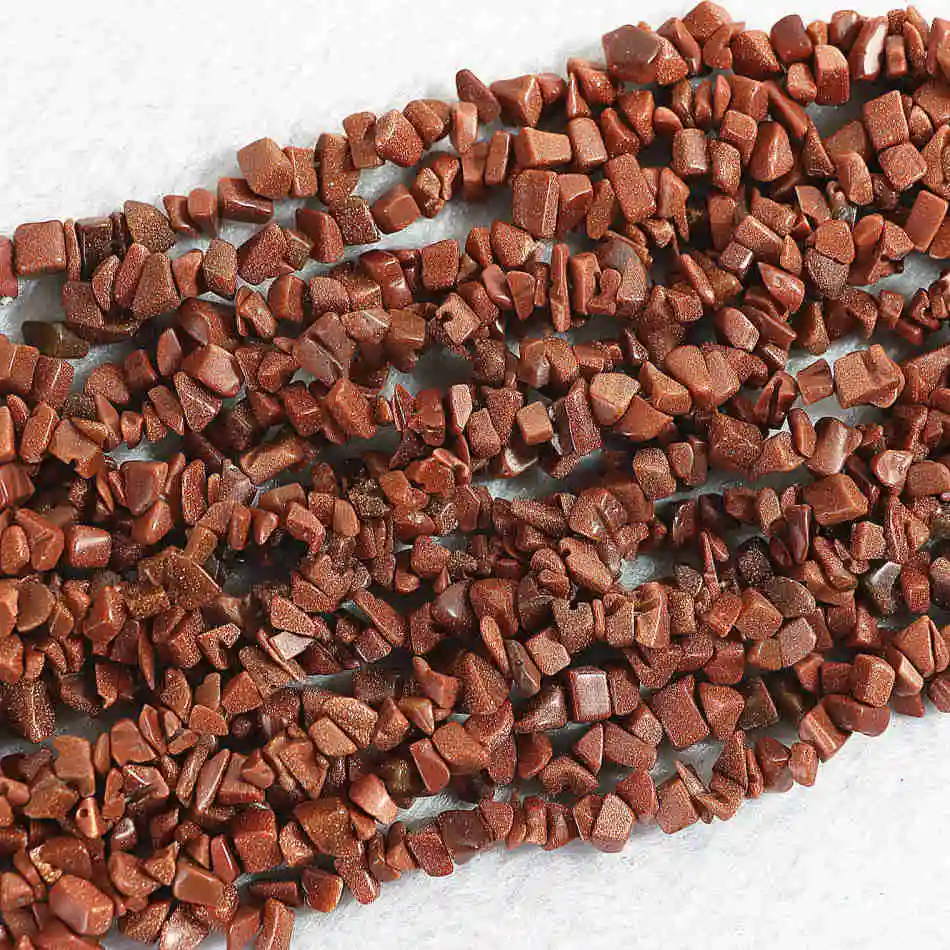 Модный золотой песок нерегулярный гравий 5-7 мм Горячие ювелирные изделия diy свободные бусины 35 дюймов B533