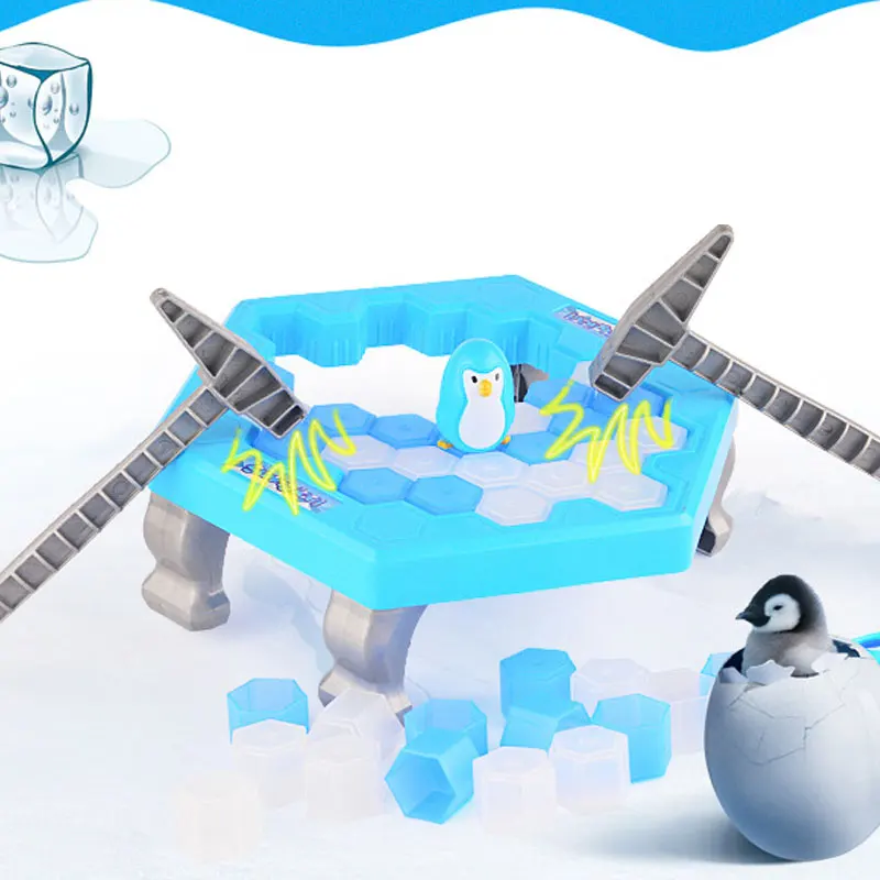 2019 сохраняйте пингвина игра для семьи забавная настольная игрушка детей со льдом
