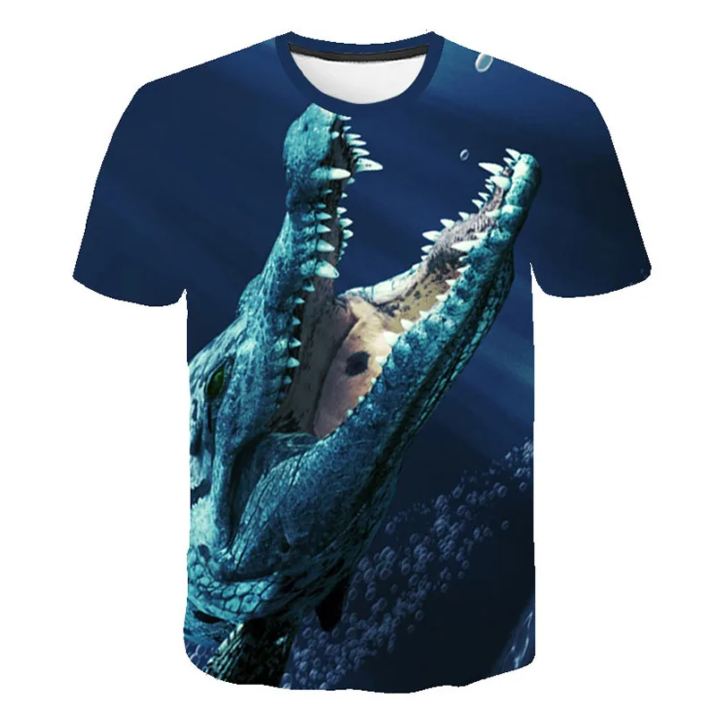 Футболка с изображением морского монстра волка одежда монстрами футболка