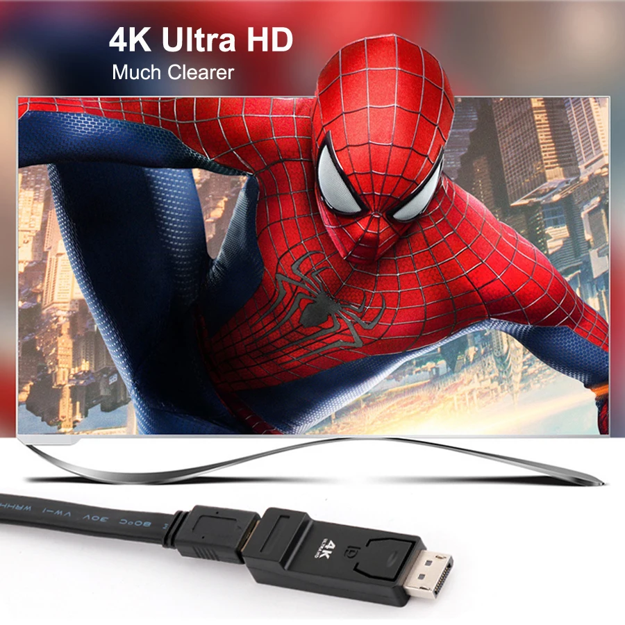 HDMI конвертер адаптер DP к аудио видео Дисплей порт Displayport разъем 4K для ПК ноутбука