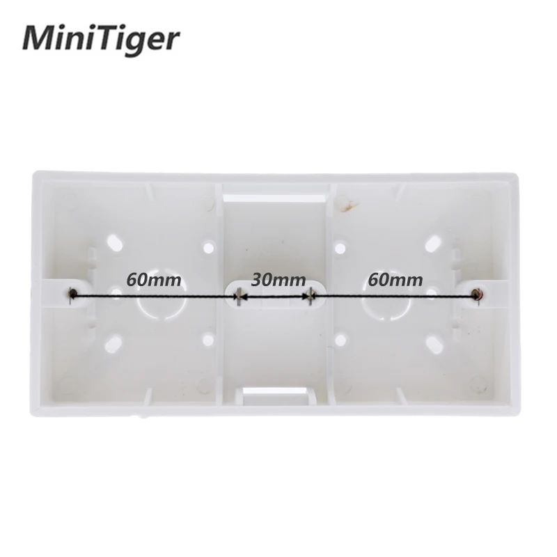 Внешняя коробка для крепления Minitiger 172 мм * 86 33 двойных сенсорных выключателей или