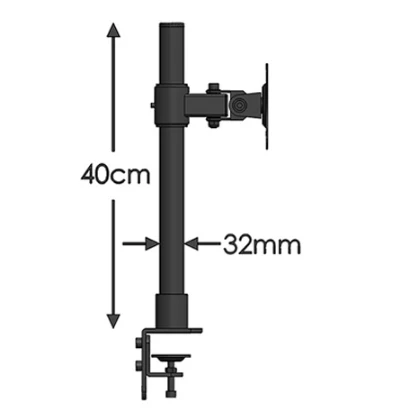 DL-T800 DL-T801 T800 VESA 75X75 100X100 15 кг настольная подставка для монитора Настольный держатель для ЖК-телевизора Подставка для телевизора с поворотом на 360 градусов - Цвет: DL-T800