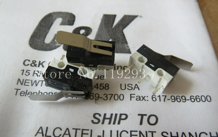 

[BELLA] Американский c/k 0.1A 48VDC/125VAC длинный срок службы сплава резьбы ход такт переключатель -- 50 шт./лот