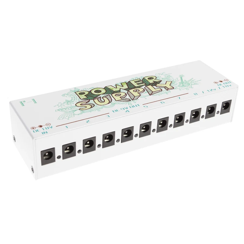 Новый F 1 блок эффектов для гитары питания 8 Way DC 9V & 12V 18V|pedal power|pedal power supplyguitar effect pedal |