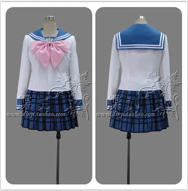 Бесплатная доставка костюм для косплея Dangan Ronpa Danganronpa Sayaka Maizono|cosplay costume|sayaka maizonodangan